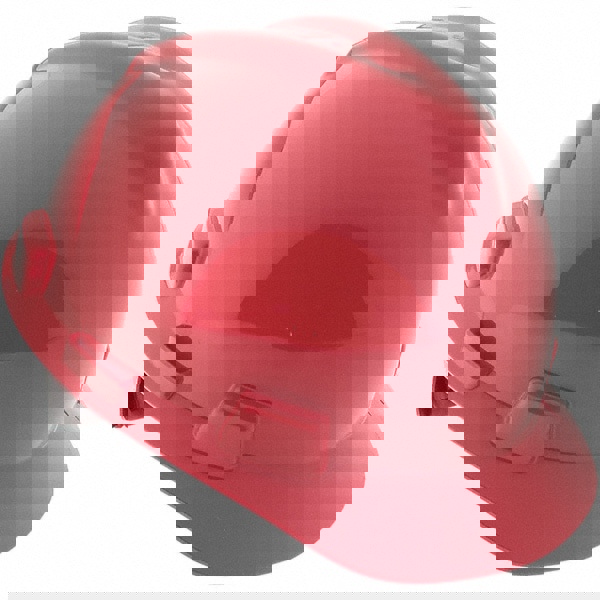 Hard Hat: Impact Resistant, V-Gard Slotted Cap, Type 1, Class E